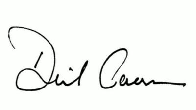 David Cameron signature