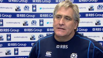 Scotland interim head coach Scott Johnson