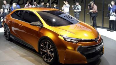 Toyota unveils its Corolla Furia concept car at the Detroit motor show