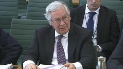 Bank of England Governor Sir Mervyn King