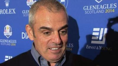 Europe's 2014 Ryder Cup captain Paul McGinley