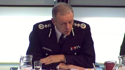 Metropolitan Police commissioner Sir Bernard Hogan-Howe