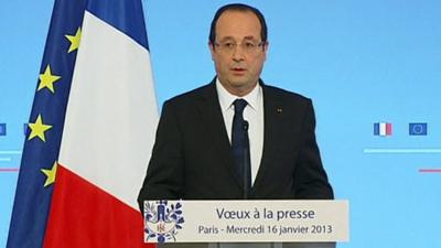 French President Francois Hollande