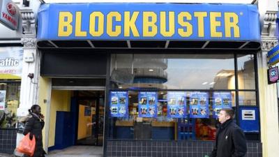 Blockbuster store in London