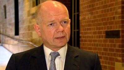 Foreign Secretary William Hague