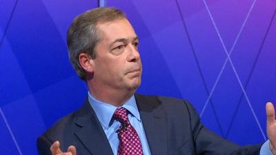 Leader of the UK Independence Party Nigel Farage