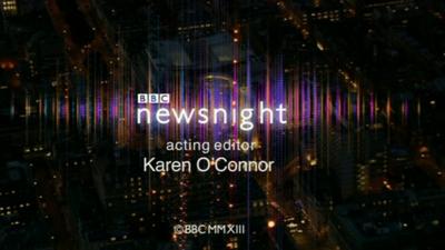 Newsnight end credit