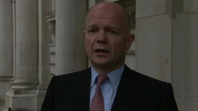 Foreign Secretary, William Hague