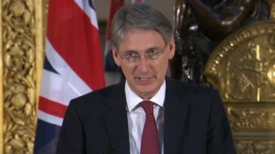 Defence Secretary, Philip Hammond