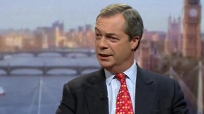 Nigel Farage on the Andrew Marr Show