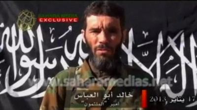 Internet video of Mokhtar Belmokhtar