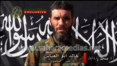 Internet video of Mokhtar Belmokhtar