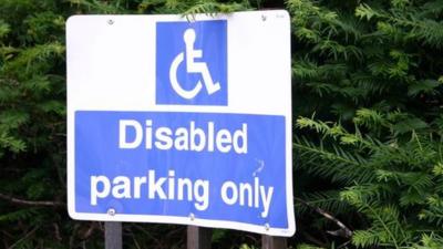 disabled parking