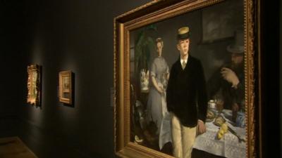 Manet portraits hung in Royal Academy, London