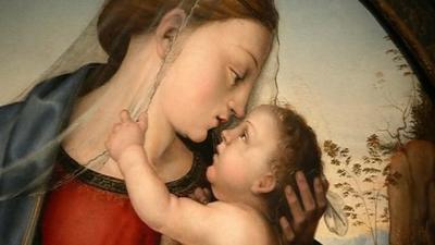 Detail from Fra Bartolommeo's Madonna and Child