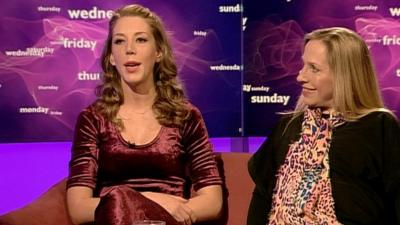 Katherine Ryan and Lowri Turner