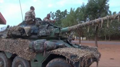 A tank in Mali