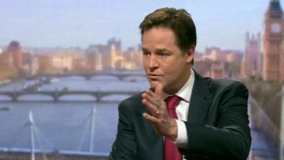 Deputy Prime Minister Nick Clegg