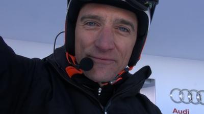 Ski Sunday presenter Graham Bell