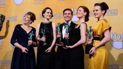 Downton Abbey cast at the 19th annual Screen Actors Guild Awards