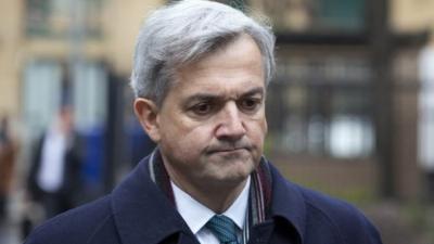 Former energy secretary Chris Huhne arrives at Southwark Crown Court