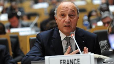 French Foreign Minister Laurent Fabius