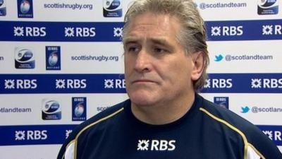 Scotland interim head coach Scott Johnson