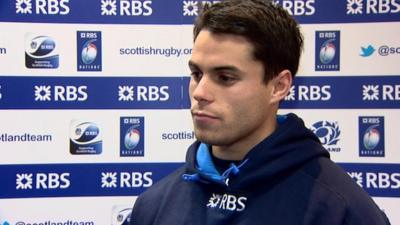 Scotland winger Sean Maitland