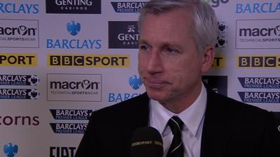 Newcastle manager Alan Pardew