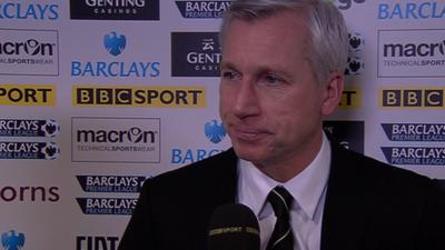 Newcastle manager Alan Pardew