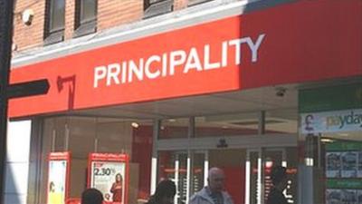 The Principality Building Society in Wrexham