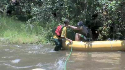 Dara O Briain is assisted by search team