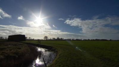 Site of planned solar farm at Old Romney