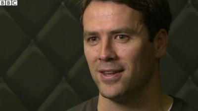 Stoke striker Michael Owen