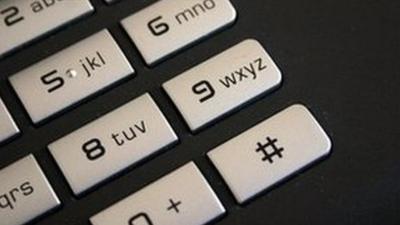 Telephone keypad