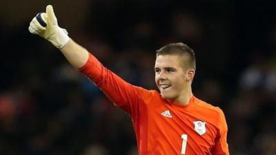 England goalkeeper Jack Butland