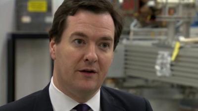 Chancellor George Osborne