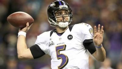 Baltimore's MVP Joe Flacco