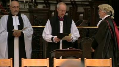 The new Archbishop of Canterbury, Justin Welby