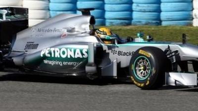 Mercedes Formula One car