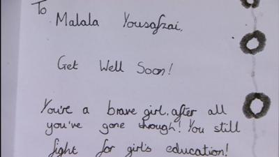 Letter from schoolgirl to Malala Yousufzai