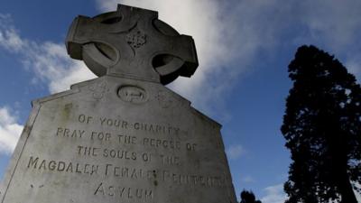 Plaque to the victims of the Magdalene Laundries in Glasnevin