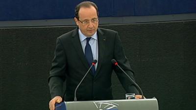 French President Francois Hollande