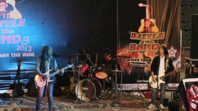 Pragaash at Battle of Bands in Srinagar, 2012