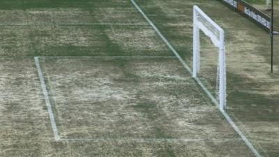 Pitch at Nelspruit's Mbombela Stadium