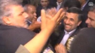 Iran's president Ahmadinejad