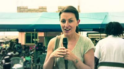 Davina McCall in Ghana.