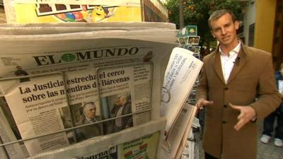 Tom Burridge and Spanish newspapers