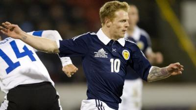 Scotland winger Chris Burke