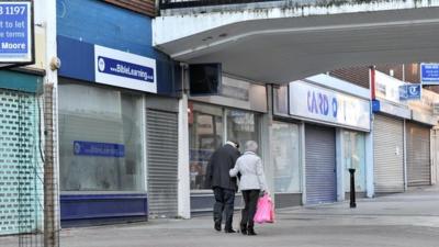 closed shops on British high street